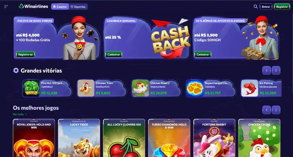 Winairlines — casino online sin licencia España